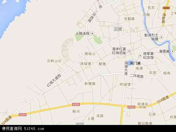 中国 广东省 汕尾市 海丰县 海城镇海城镇卫星地图 本站收录有:2021海