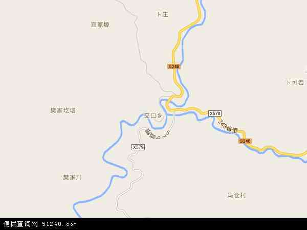 交口乡地图 - 交口乡电子地图 - 交口乡高清地图 - 2024年交口乡地图