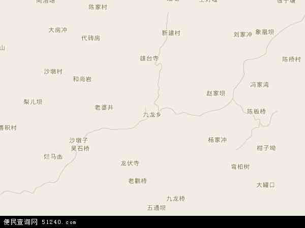 九龙乡地图 - 九龙乡电子地图 - 九龙乡高清地图 - 2024年九龙乡地图