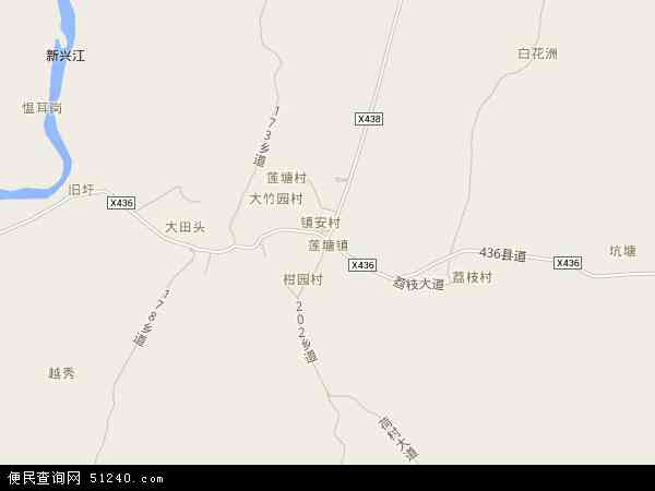 莲塘镇地图 - 莲塘镇电子地图 - 莲塘镇高清地图 - 2024年莲塘镇地图