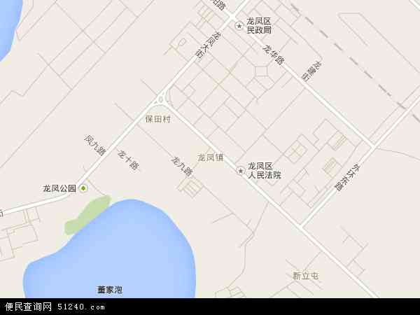 中国 黑龙江省 大庆市 龙凤区 龙凤镇龙凤镇卫星地图 本站收录有:2021