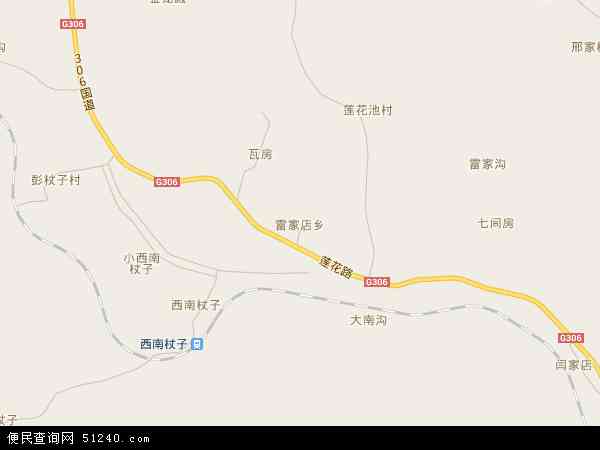 雷家店乡地图 - 雷家店乡电子地图 - 雷家店乡高清地图 - 2024年雷家店乡地图