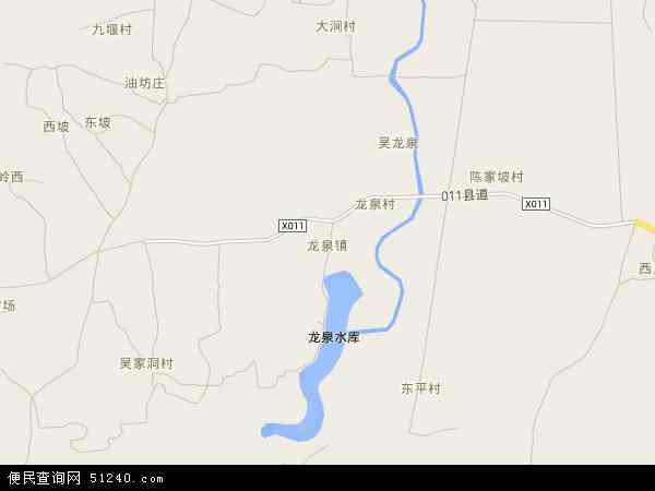 新田县龙泉镇地图图片