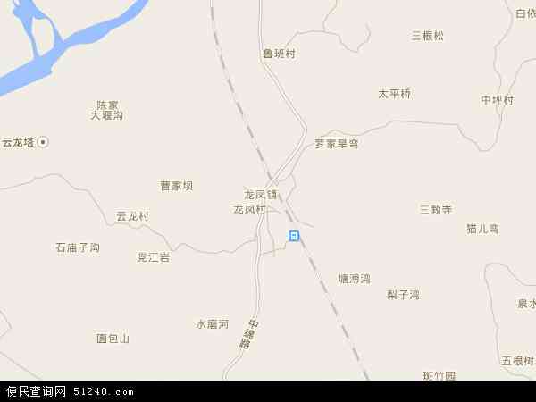 龙凤镇地图 - 龙凤镇电子地图 - 龙凤镇高清地图 - 2024年龙凤镇地图