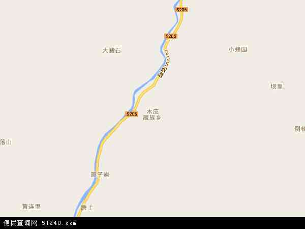 木皮藏族乡地图 - 木皮藏族乡电子地图 - 木皮藏族乡高清地图 - 2024年木皮藏族乡地图