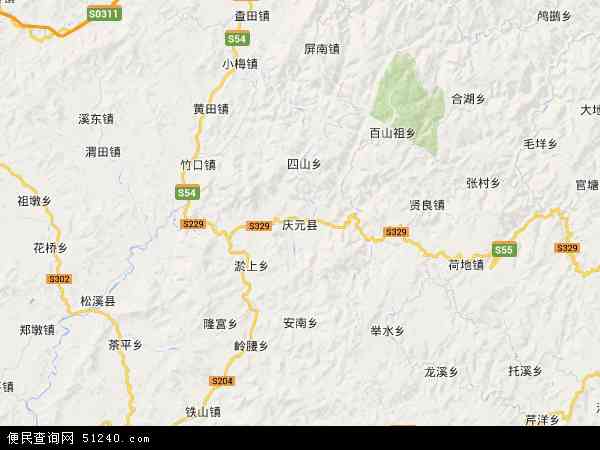 庆元县地图 - 庆元县电子地图 - 庆元县高清地图 - 2024年庆元县地图