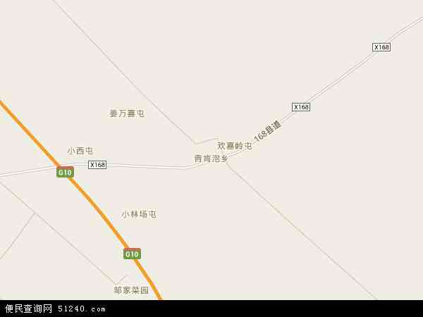 青肯泡乡地图 - 青肯泡乡电子地图 - 青肯泡乡高清地图 - 2024年青肯泡乡地图