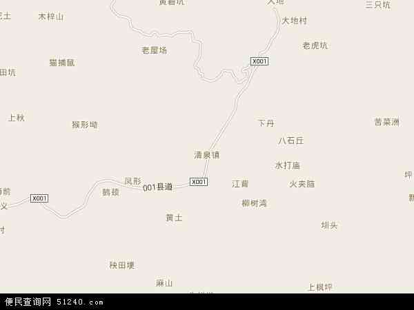 清泉镇地图 - 清泉镇电子地图 - 清泉镇高清地图 - 2024年清泉镇地图