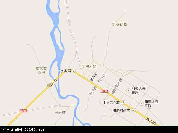 沙柳河镇地图 - 沙柳河镇电子地图 - 沙柳河镇高清地图 - 2024年沙柳河镇地图