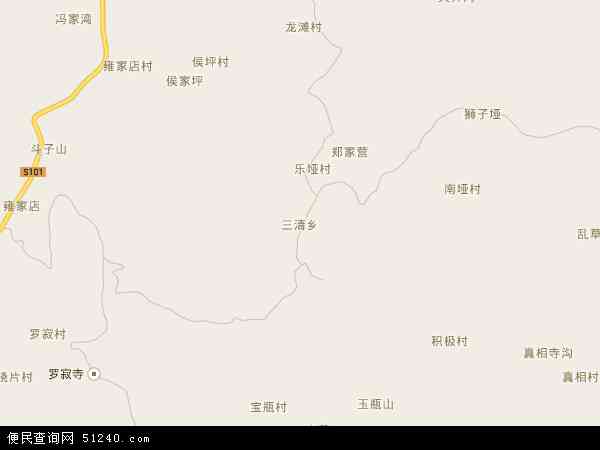 三清乡地图 - 三清乡电子地图 - 三清乡高清地图 - 2024年三清乡地图