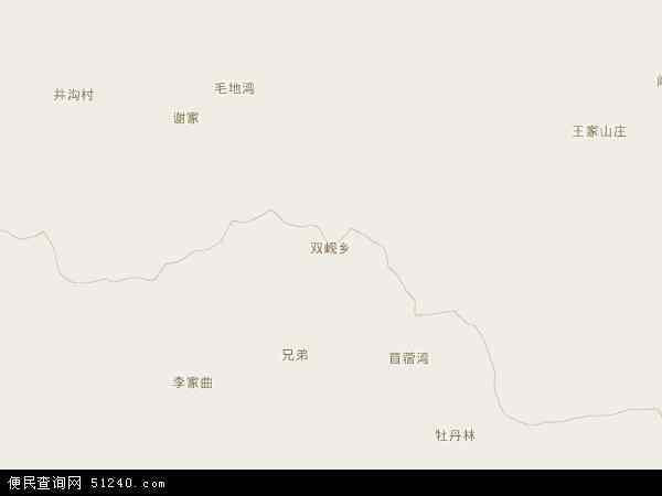 双岘乡地图 - 双岘乡电子地图 - 双岘乡高清地图 - 2024年双岘乡地图