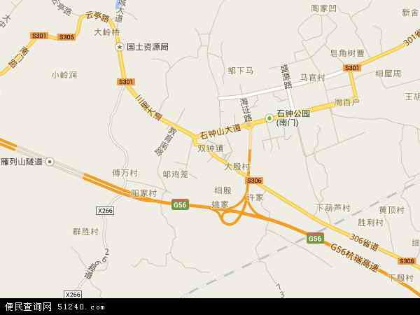 双钟镇地图 - 双钟镇电子地图 - 双钟镇高清地图 - 2024年双钟镇地图