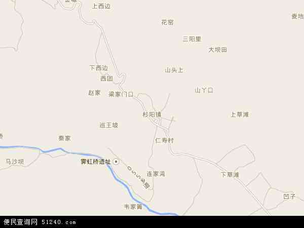 杉阳镇地图 - 杉阳镇电子地图 - 杉阳镇高清地图 - 2024年杉阳镇地图