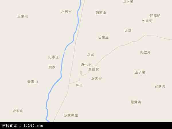 通化乡地图 - 通化乡电子地图 - 通化乡高清地图 - 2024年通化乡地图