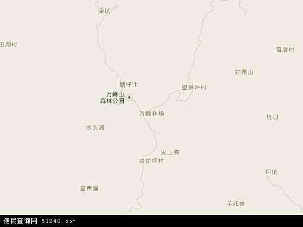 万峰林场地图 - 万峰林场电子地图 - 万峰林场高清地图 - 2024年万峰林场地图