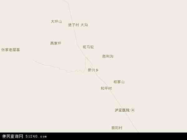 新兴乡地图 - 新兴乡电子地图 - 新兴乡高清地图 - 2024年新兴乡地图