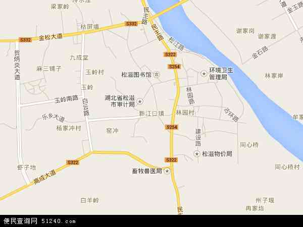 松滋市新江口详细地图图片