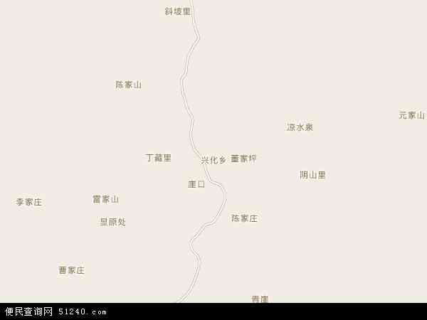 兴化乡地图 - 兴化乡电子地图 - 兴化乡高清地图 - 2024年兴化乡地图