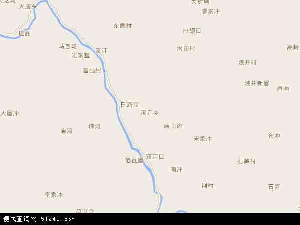 溪江乡地图 - 溪江乡电子地图 - 溪江乡高清地图 - 2024年溪江乡地图