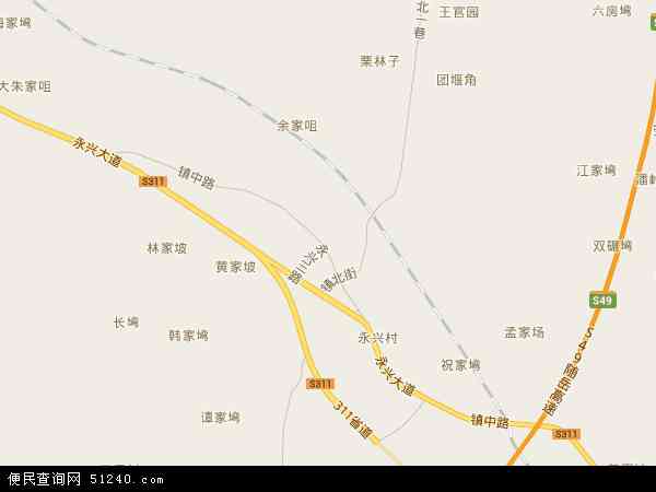 永兴镇地图 - 永兴镇电子地图 - 永兴镇高清地图 - 2024年永兴镇地图