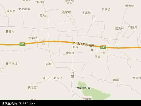 袁庄乡地图 - 袁庄乡电子地图 - 袁庄乡高清地图 - 2024年袁庄乡地图