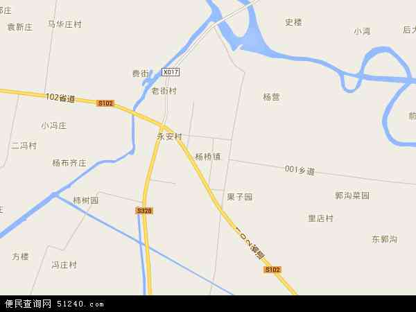杨桥古镇地图图片
