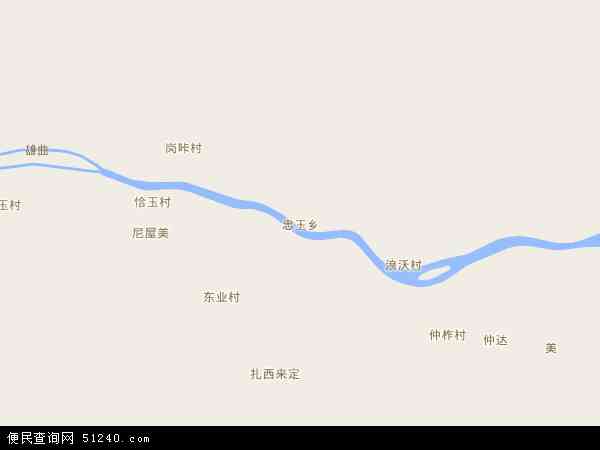 中国 西藏自治区 那曲地区 嘉黎县 忠玉乡忠玉乡卫星地图 本站收录有