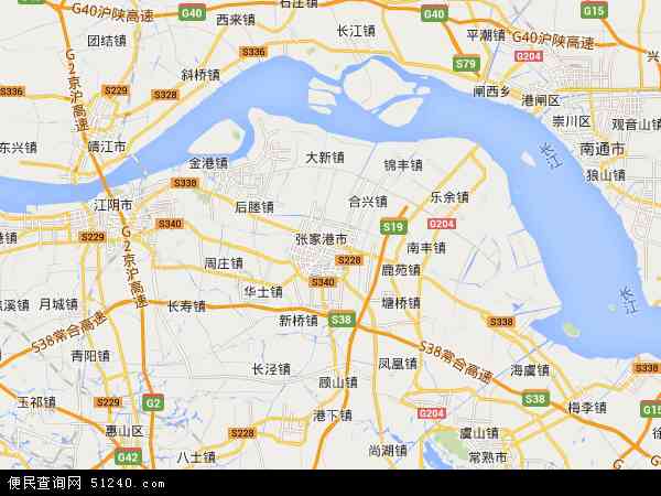 张家港市地图 - 张家港市电子地图 - 张家港市高清地图 - 2024年张家港市地图