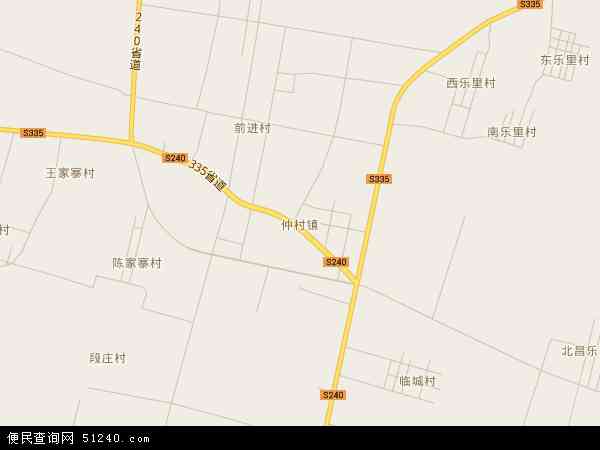兰陵县大仲村镇地图图片