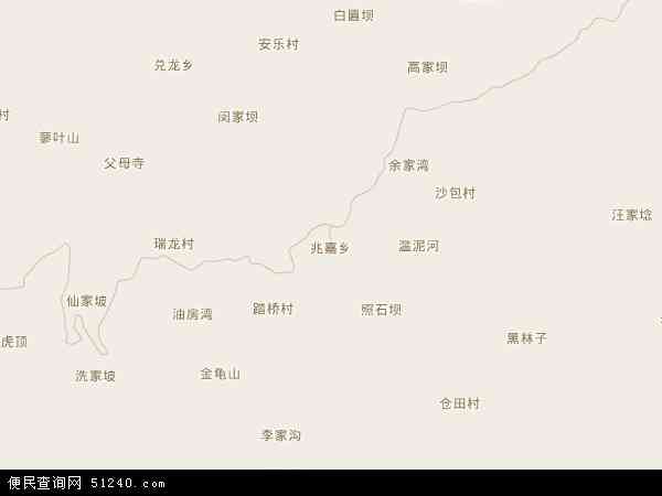 兆嘉乡地图 - 兆嘉乡电子地图 - 兆嘉乡高清地图 - 2024年兆嘉乡地图