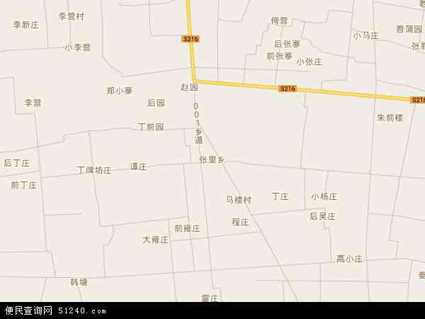 张里乡地图 - 张里乡电子地图 - 张里乡高清地图 - 2025年张里乡地图