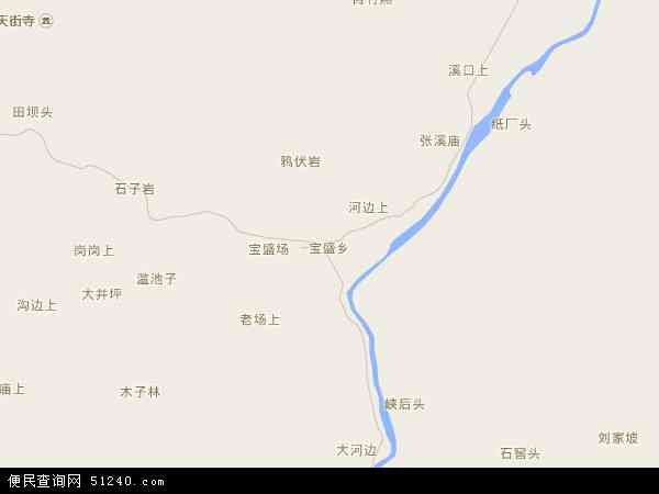 宝盛乡地图 - 宝盛乡电子地图 - 宝盛乡高清地图 - 2024年宝盛乡地图