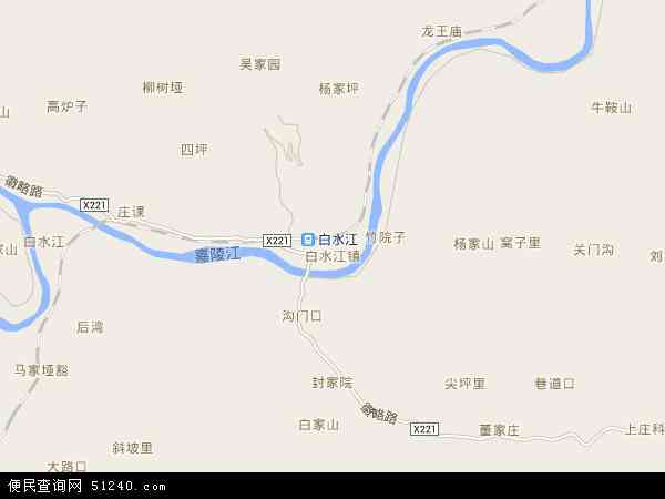 白水江镇地图 - 白水江镇电子地图 - 白水江镇高清地图 - 2024年白水江镇地图