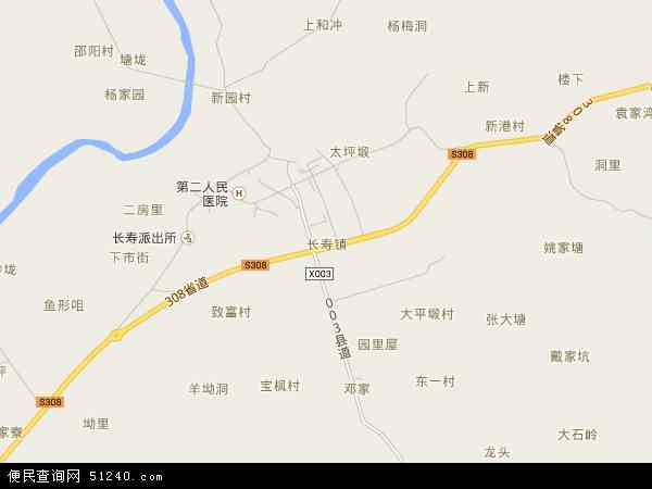 长寿镇地图 - 长寿镇电子地图 - 长寿镇高清地图 - 2024年长寿镇地图
