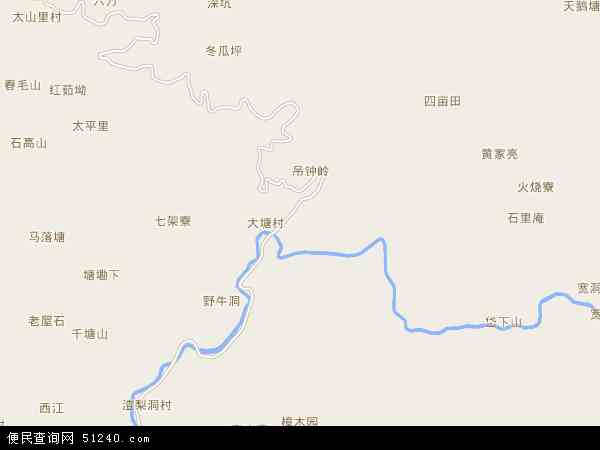 大塘瑶族乡地图 - 大塘瑶族乡电子地图 - 大塘瑶族乡高清地图 - 2024年大塘瑶族乡地图