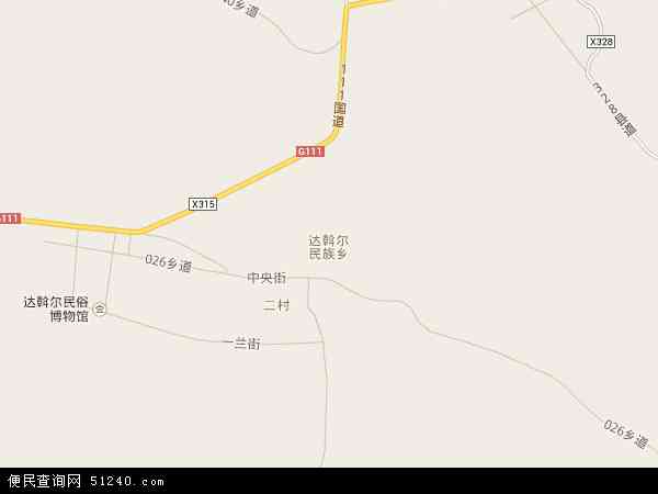 达斡尔民族乡地图 - 达斡尔民族乡电子地图 - 达斡尔民族乡高清地图 - 2024年达斡尔民族乡地图