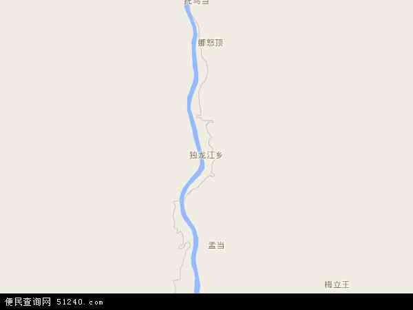 独龙江乡地图 - 独龙江乡电子地图 - 独龙江乡高清地图 - 2024年独龙江乡地图