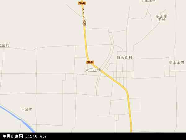 大王庄镇地图 