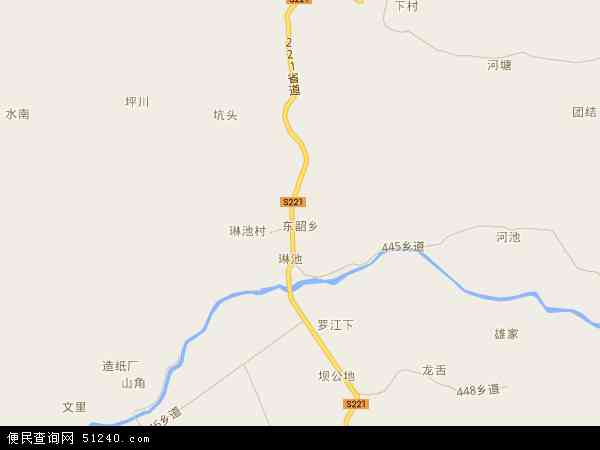 东韶乡地图 - 东韶乡电子地图 - 东韶乡高清地图 - 2024年东韶乡地图