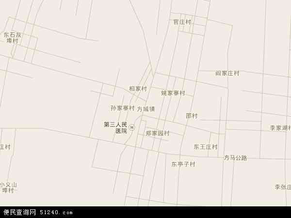 方城镇地图 
