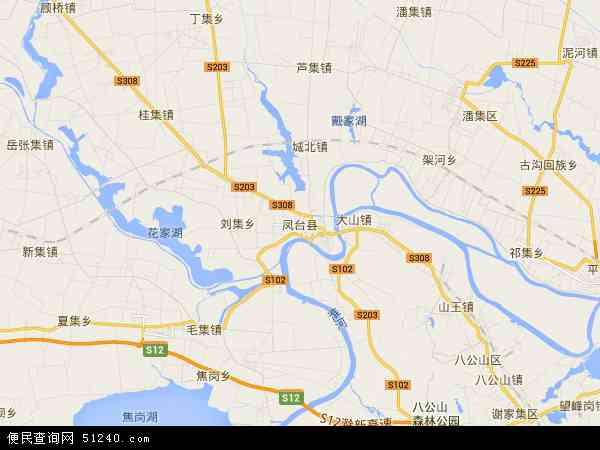 凤凰镇卫星地图图片