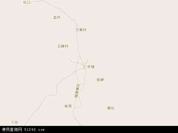 广平镇地图 - 广平镇电子地图 - 广平镇高清地图 - 2024年广平镇地图