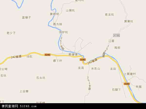 黄塘镇地图 - 黄塘镇电子地图 - 黄塘镇高清地图 - 2024年黄塘镇地图