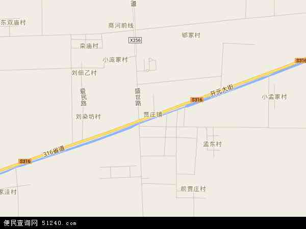 贾庄镇地图 - 贾庄镇电子地图 - 贾庄镇高清地图 - 2024年贾庄镇地图