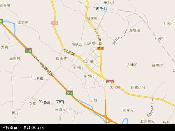 龙川镇地图 - 龙川镇电子地图 - 龙川镇高清地图 - 2024年龙川镇地图