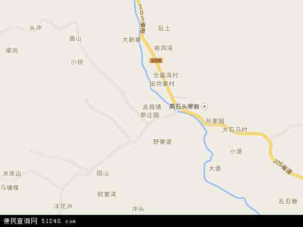龙昌镇地图 - 龙昌镇电子地图 - 龙昌镇高清地图 - 2024年龙昌镇地图