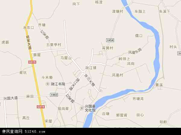 潋江镇地图 - 潋江镇电子地图 - 潋江镇高清地图 - 2024年潋江镇地图