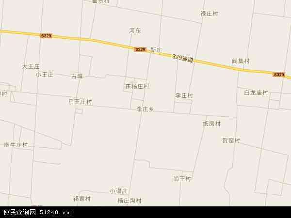 李庄乡地图 - 李庄乡电子地图 - 李庄乡高清地图 - 2024年李庄乡地图