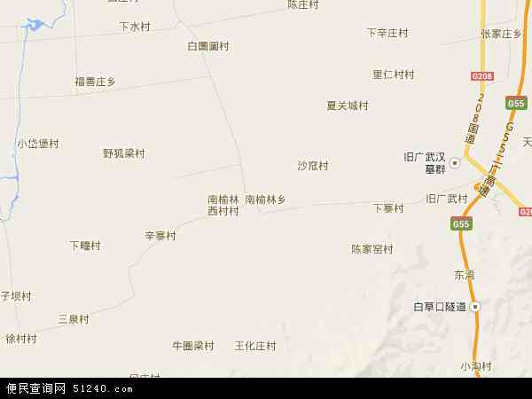 南榆林乡地图 - 南榆林乡电子地图 - 南榆林乡高清地图 - 2024年南榆林乡地图