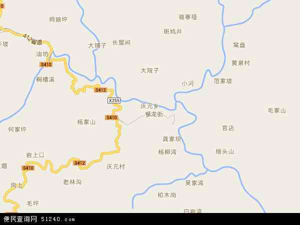 庆元乡地图 - 庆元乡电子地图 - 庆元乡高清地图 - 2024年庆元乡地图